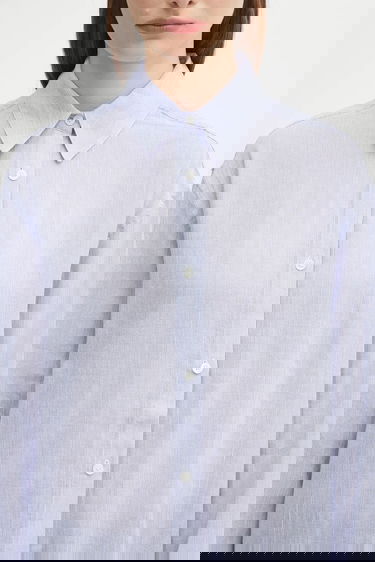 Paita Anine Bing Anine Bing Plaza Relaxed Fit Shirt Sininen | A.07.11015, 3