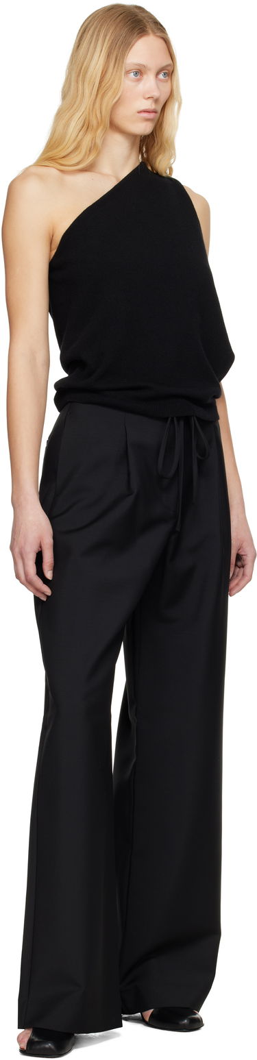 Housut Róhe Róhe Relaxed Drawstring Trousers Musta | 415-30-007, 3