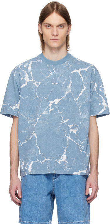 T-paita BOSS All-Over Print Tee Sininen | 50541105, 0