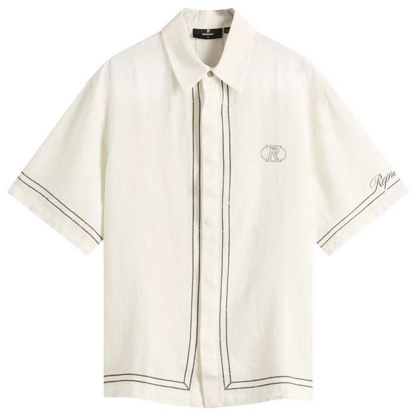 Paita Represent Clo Border Vacation Shirt Valkoinen | MLM100298-26