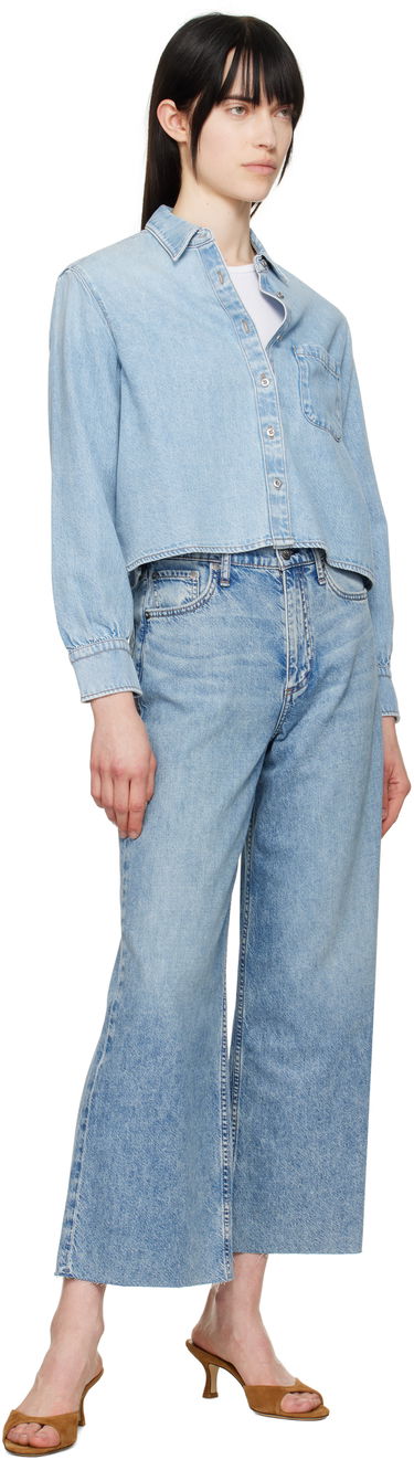Jeans rag & bone Rag & Bone Featherweight Andi Ankle-Length Jeans Sininen | WDD25S2914FWBC, 3