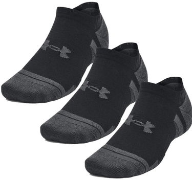 Sukat Under Armour Perfromance Tech Socks - 3 pack Musta | 1379503-001, 0