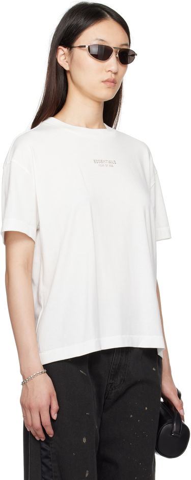 T-paita Fear of God Fear of God ESSENTIALS Classic Fit T-Shirt Valkoinen | 125SP255864FW, 1