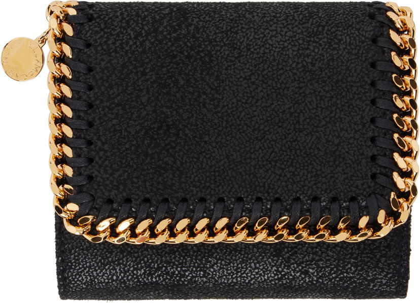 Lompakko Stella McCartney Stella McCartney Small Chain Flap Wallet Musta | 431000W9355