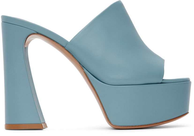 Tennarit ja kengät Gianvito Rossi Gianvito Rossi Holly Mule Platform Sandals Sininen | G16990.70RIC.NAP