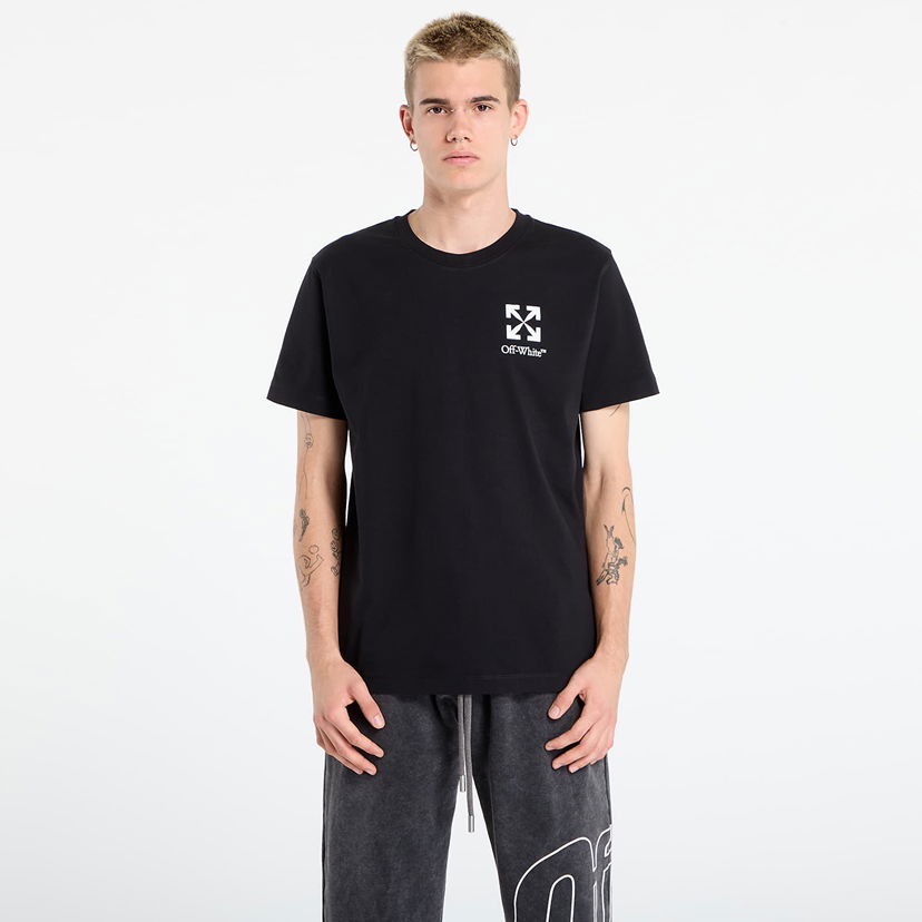 T-paita Off-White Off-White Small Arrow Slim S/S T-Shirt Musta | OMAA027F25JER00F1001