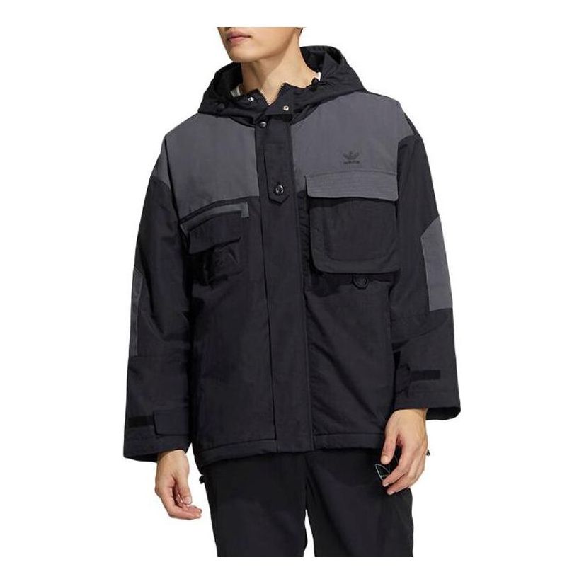 Parka adidas Originals Men's Originals Hooded Parka Jacket Musta | IC8164