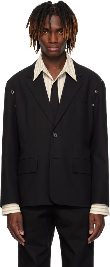 Takki We11done We11done Eyelet Blazer Musta | WD-JK0-25-025-U-BK, 0