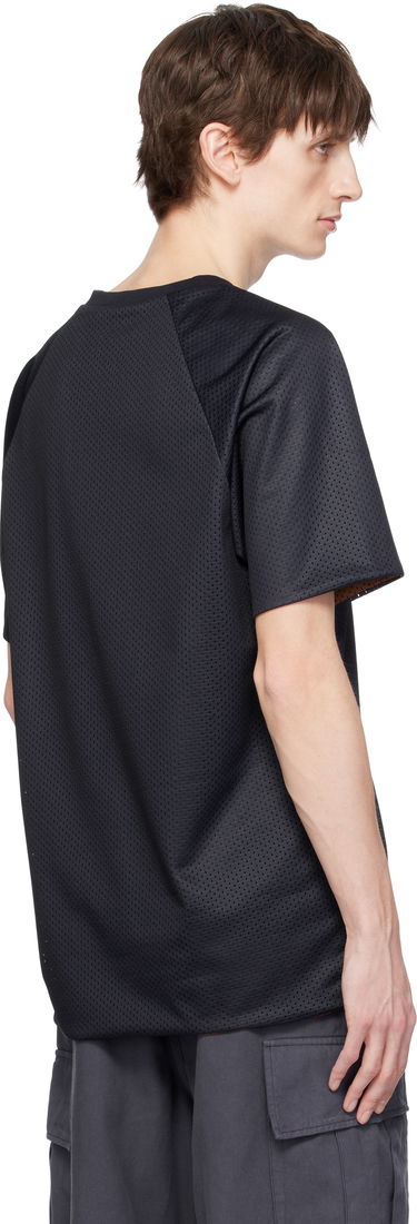 T-paita Palmes Palmes Mesh Double Reversible T-Shirt Musta | P10-0043-660, 2