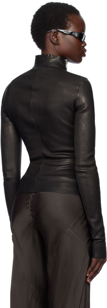 Villapaita Rick Owens Rick Owens Hollywood Gary Leather Jacket Musta | RP01E7701 LSV, 2