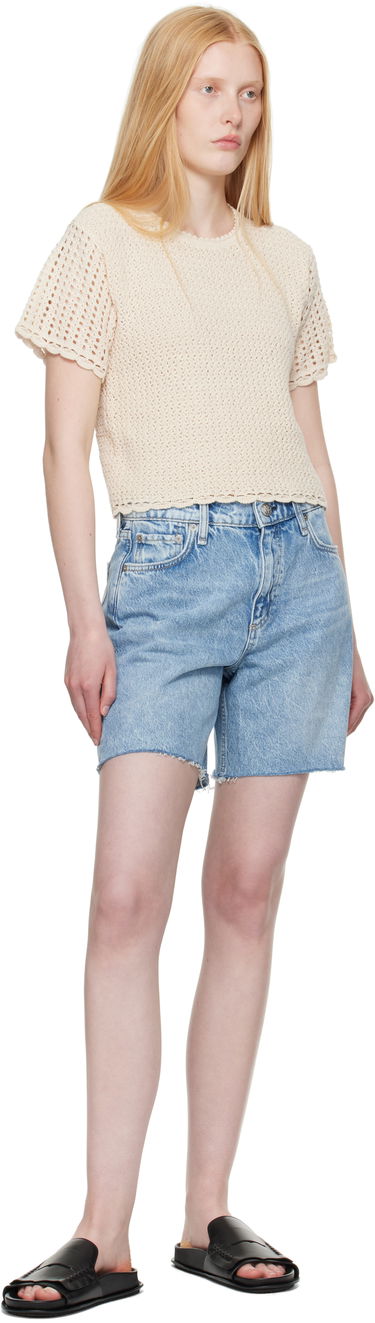 Shortsit rag & bone Rag & Bone Kaia Denim Shorts Sininen | WDD25P9001RGMA, 3