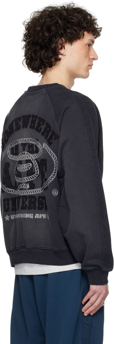 Villapaita AAPE by A Bathing Ape AAPE by A Bathing Ape Main Crewneck Sweatshirt Musta | AAPSWMC320XXNBKL, 2