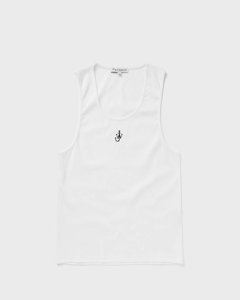 Tankkitoppi JW Anderson ANCHOR EMBROIDERY VEST Valkoinen | JO0228-PG1512-001