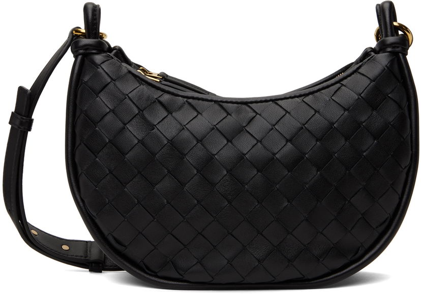 Olkalaukku Bottega Veneta Gemelli Multipocket Bag Musta | 796638 V1W51