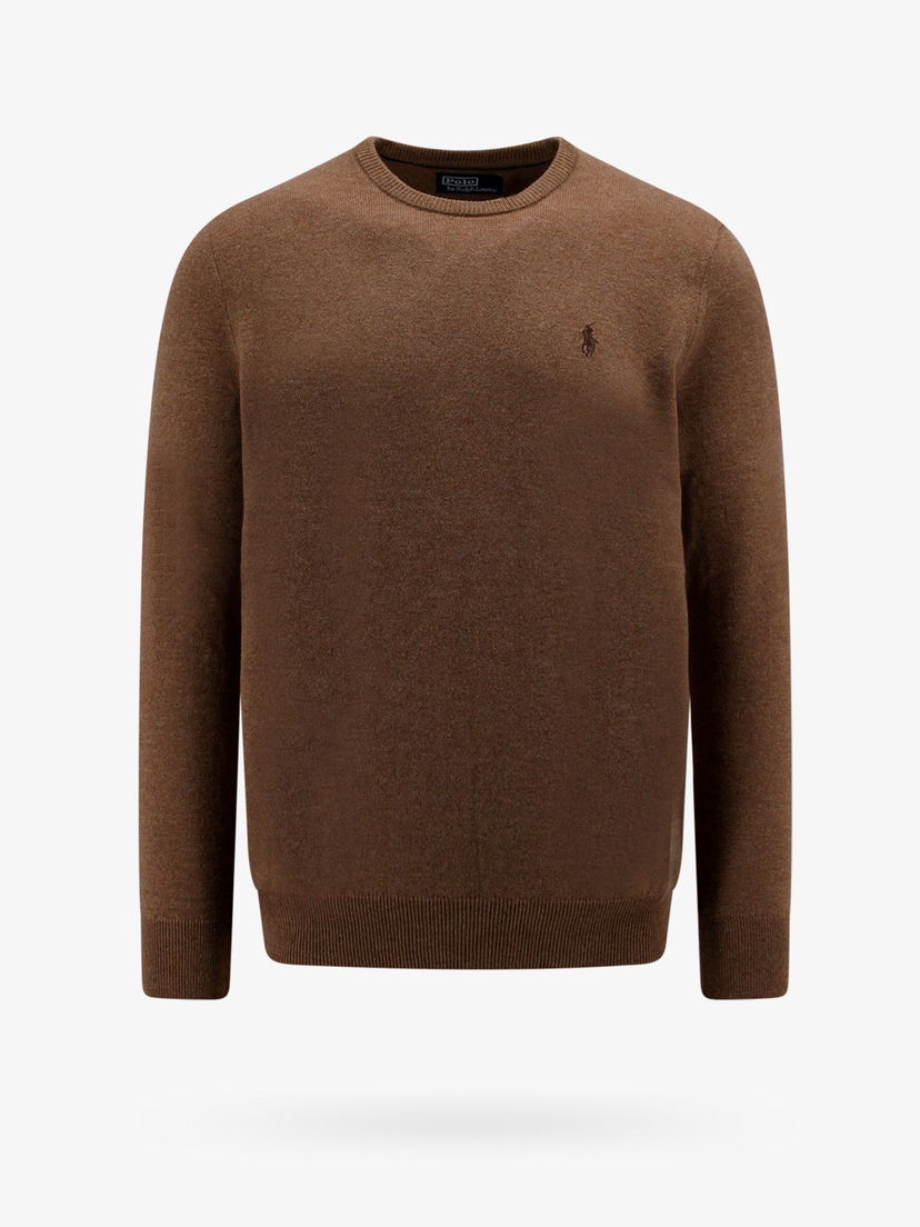 Villapaita Polo by Ralph Lauren Sweater Crewneck Ruskea | 710876714012