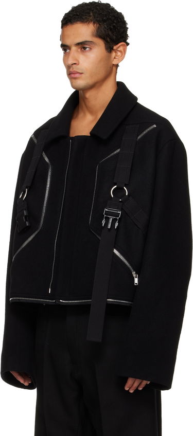 Takit Rick Owens Concordians Blixa Jumbo Mac Coat Musta | RR02E1903 WSFER1, 3