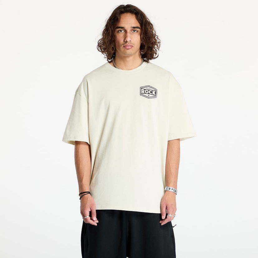 T-paita Under Armour Project Rock HWT SS Tools Silt/ Golden Yellow/ Black Valkoinen | 1386911-273