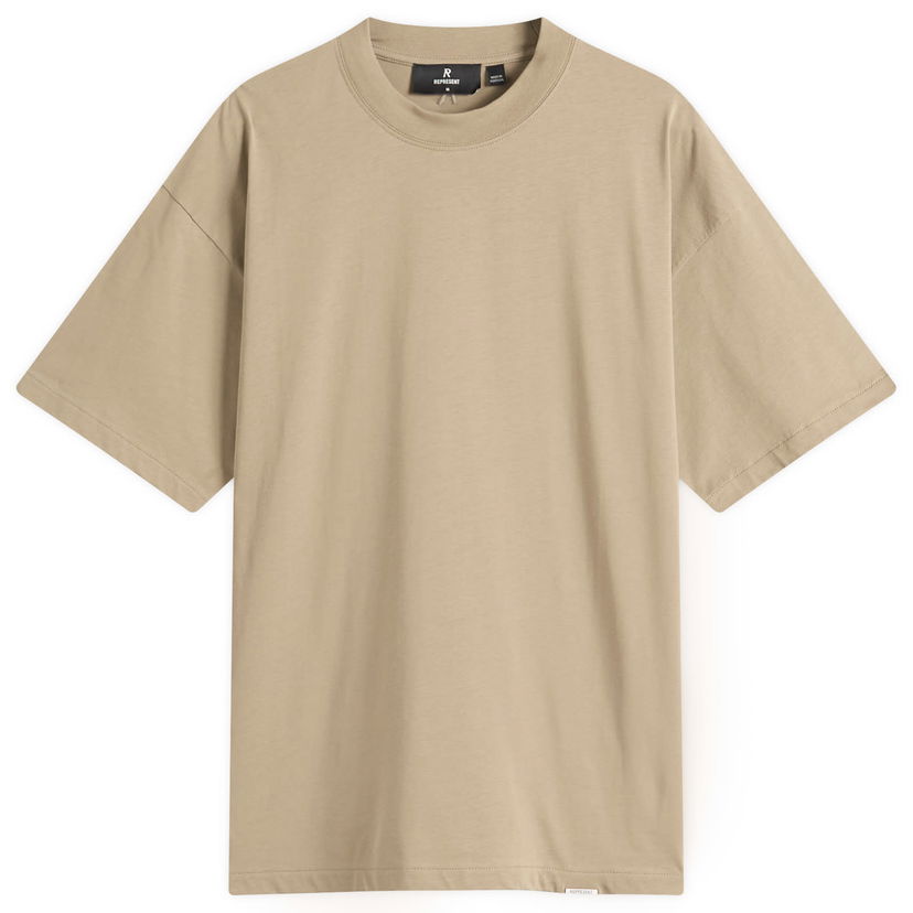 T-paita Represent Clo Initial Oversized T-Shirt Beige | INM4742-53
