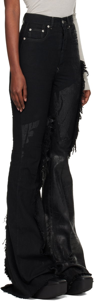 Jeans Rick Owens Concordians Bolan Bootcut Jeans Musta | RO02E4329 BMCCL, 1