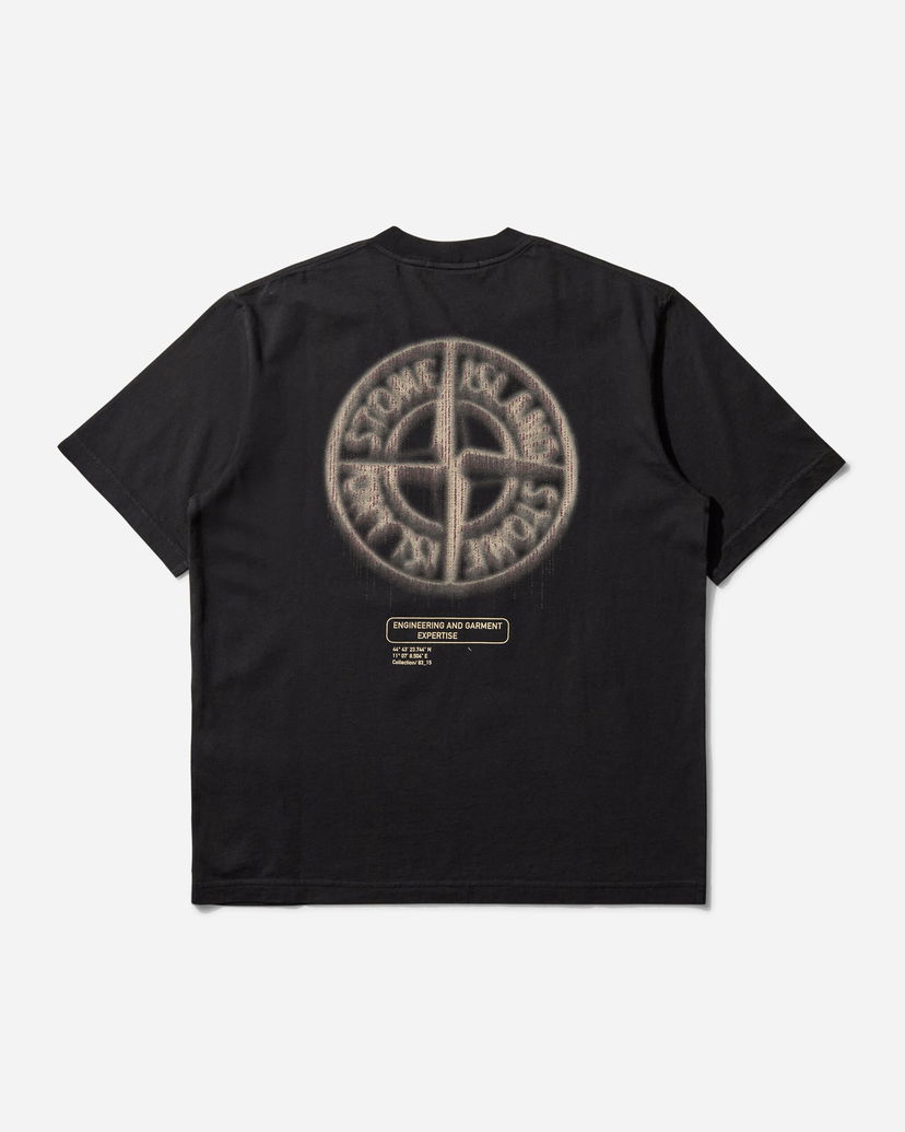 T-paita Stone Island Bleeding Numbers T-Shirt Musta | K2S15-2100037-S0197 V0029