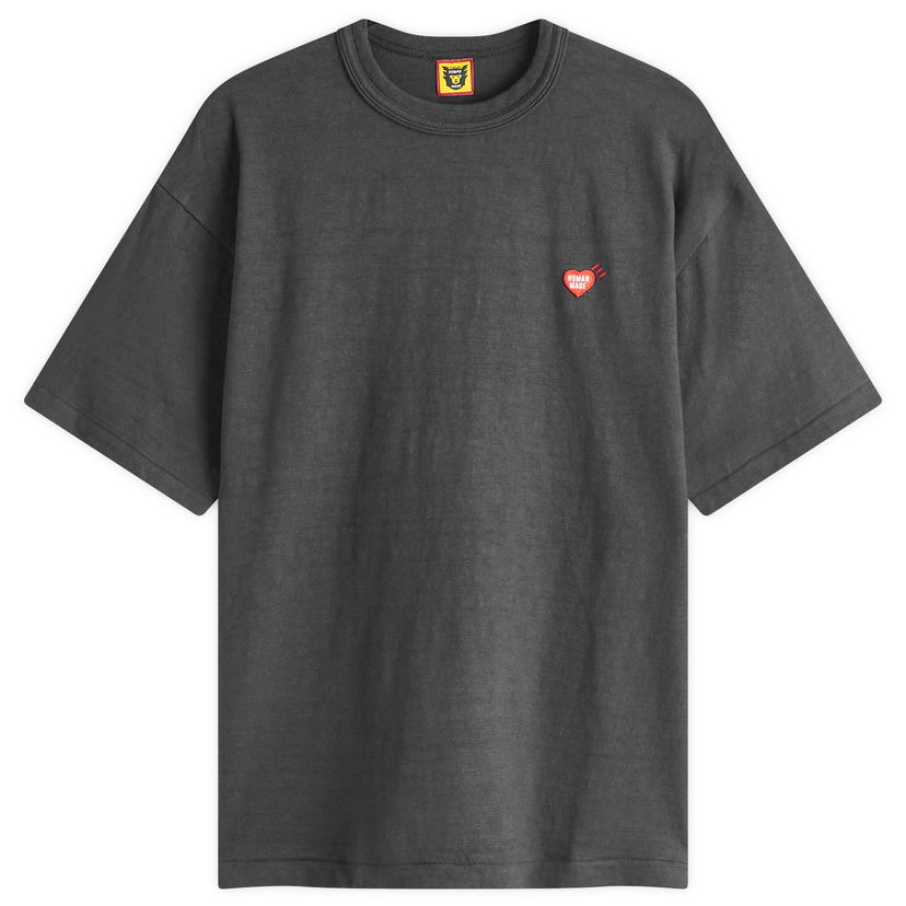 T-paita Human Made Heart Badge T-Shirt Musta | HM28CS030-BK