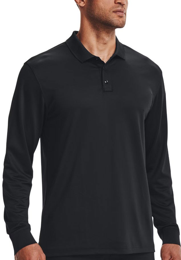 Poolopaita Under Armour Under Armour Tac Performance 2.0 Long Sleeve Polo Shirt Musta | 1365383-001