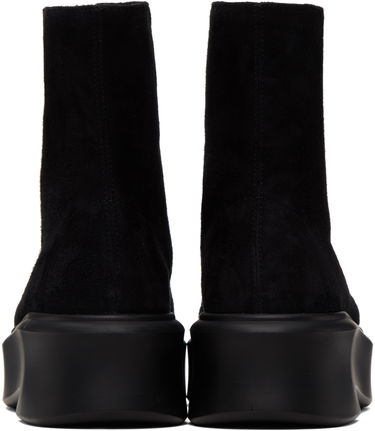 Vaatteet The Row The Row Zipped I Suede Boots Musta | F1144-L25, 1