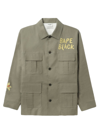 Takki BAPE Black Embroidery Hunter Jacket Vihreä | 1J20-140-006