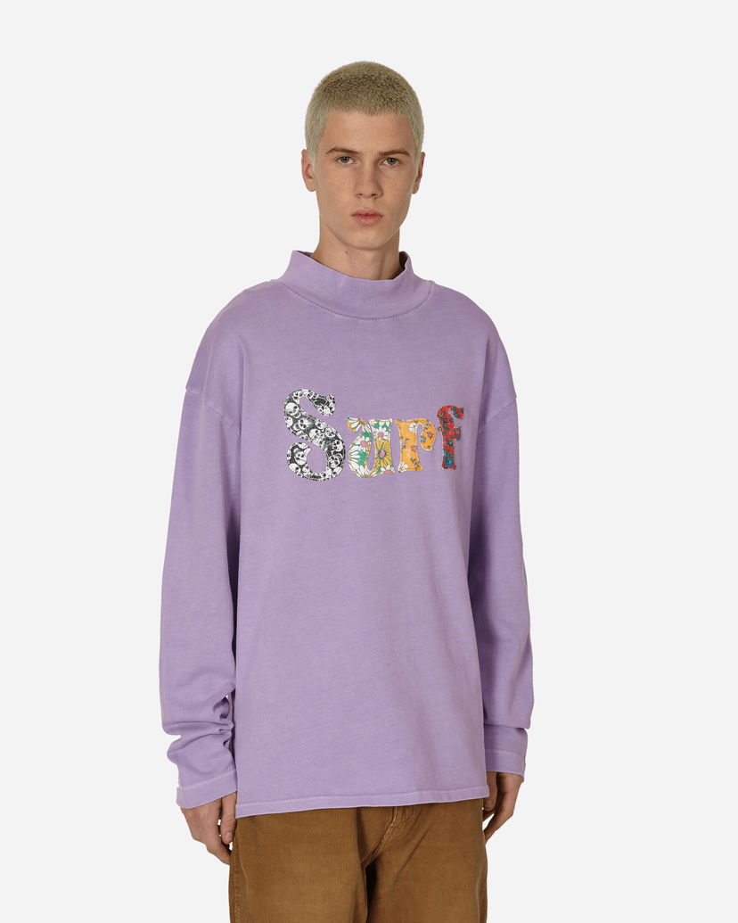 Huppari ERL Patch Longsleeve T-Shirt Violetti | ERL08T009 1