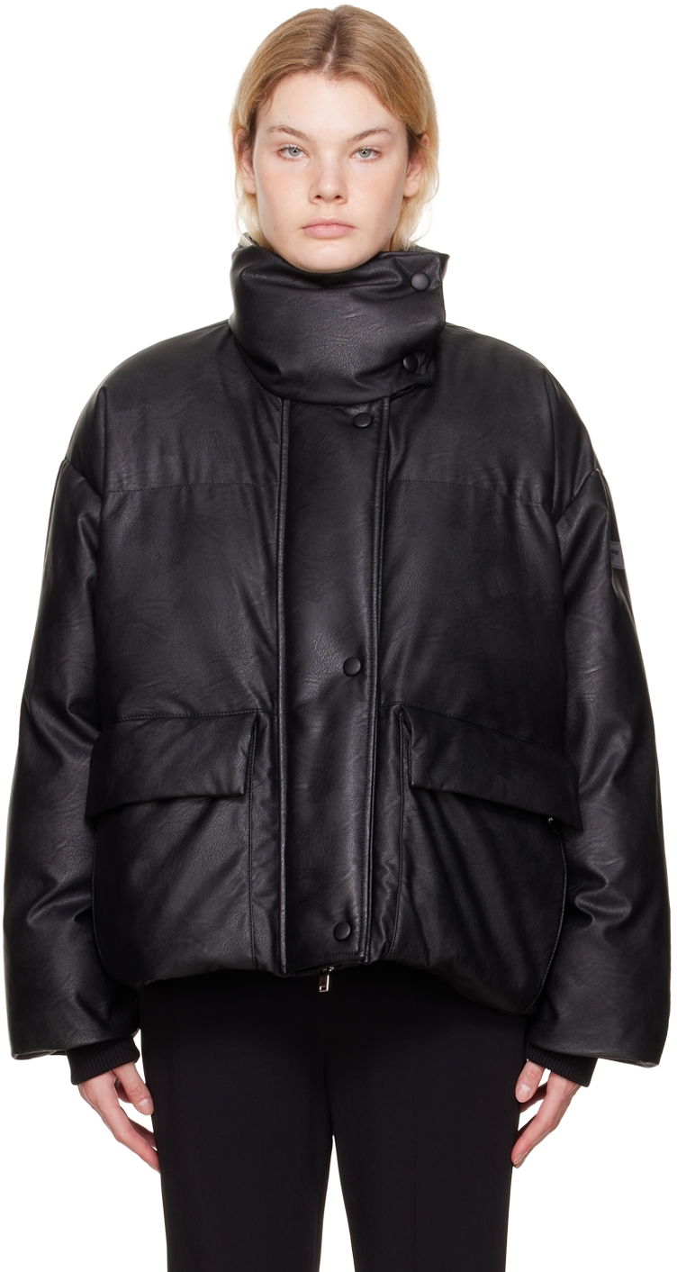 Puffer takki Stella McCartney Stella McCartney Alter Mat Puffer Jacket Musta | 680025SKB20
