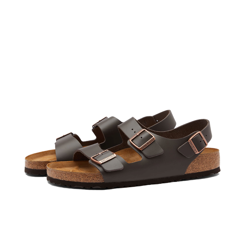 Tennarit ja kengät Birkenstock Milano Dark Brown Smooth Leather Ruskea | 34101