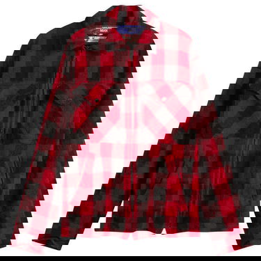 Paita Junya Watanabe Junya Watanabe MAN x Filson Check Zip Overshirt, Size Large Punainen | WP-J011-051-1, 0