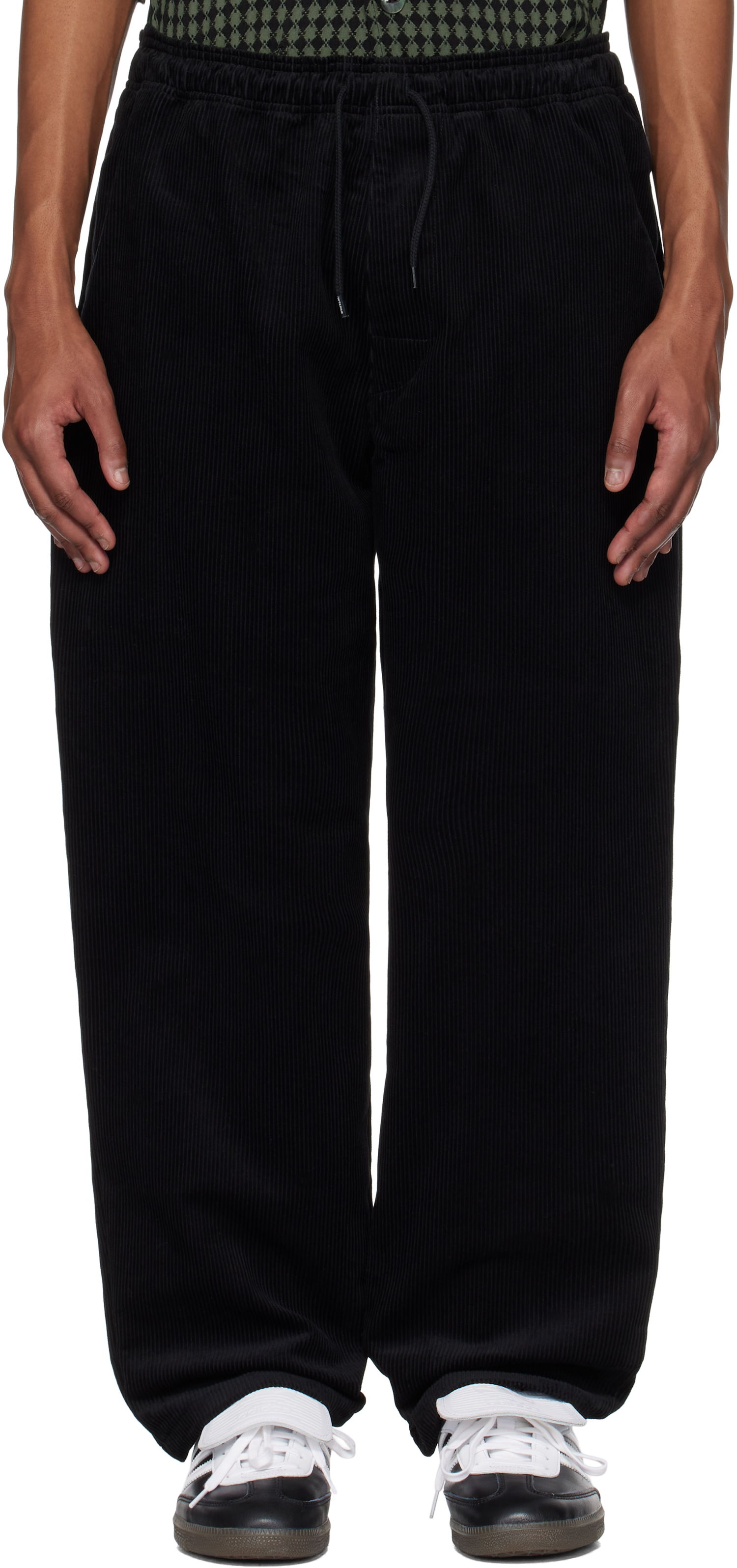 Housut WTAPS WTAPS SDDT2003 Corduroy Trousers Musta | 242TQDT-PTM05, 0