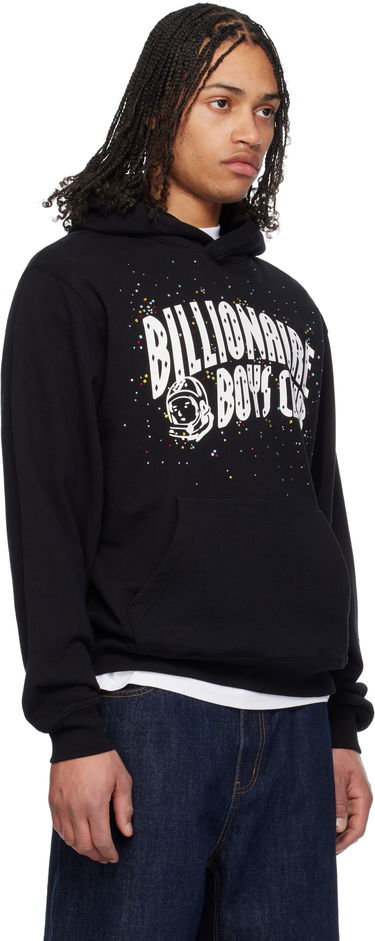Huppari BILLIONAIRE BOYS CLUB Billionaire Boys Club Embellished Arch Logo Popover Hoodie Musta | B25141, 1