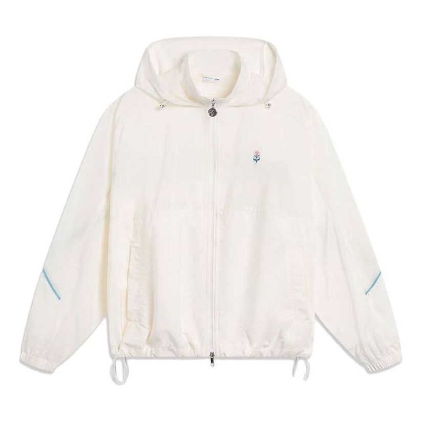 Tuulitakki Li-Ning Athletics Sportswear Jacket Valkoinen | AFDT434-6