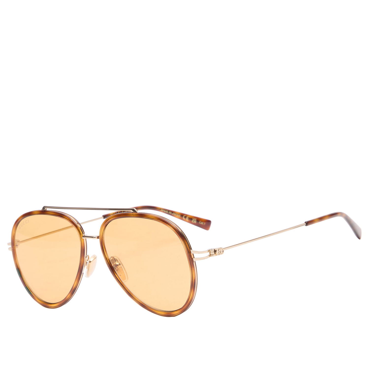 Aurinkolasit Gucci Aviator Double Bridge Sunglasses Ruskea | GG1981S-002, 1