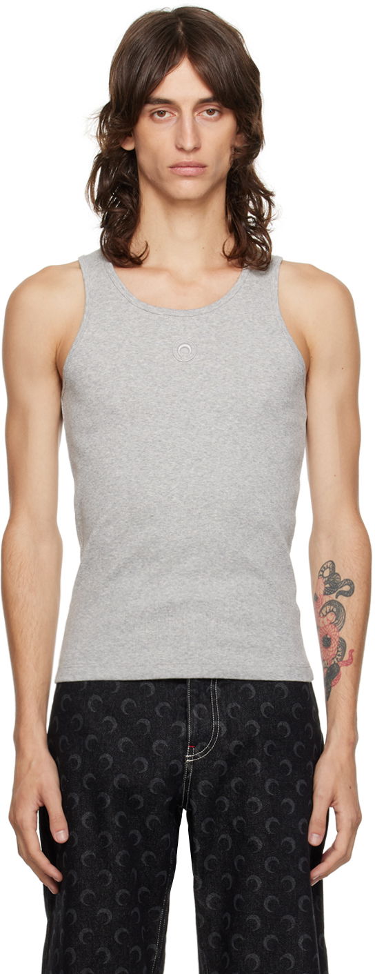 Tankkitoppi Marine Serre Gray Organic Cotton Tank Top Harmaa | MTT081A CJER0011