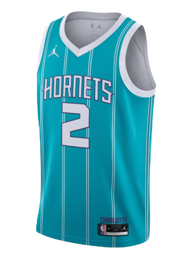 Jersey Jordan Air Jordan Lamelo Ball Hornets Icon Edition 2022 Swingman NBA Jersey Turkoosi | CN8016-453