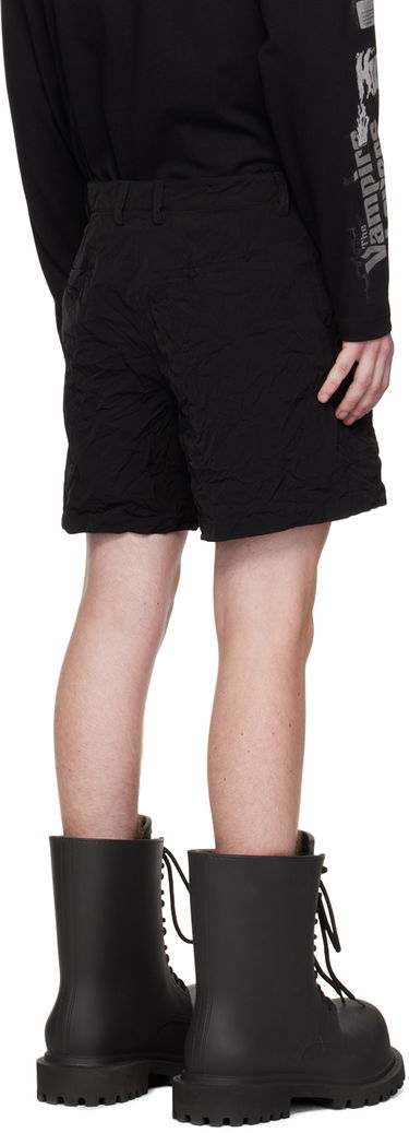 Shortsit We11done We11done Crumpled Shorts Musta | WD-PT1-23-271-M-BK, 2