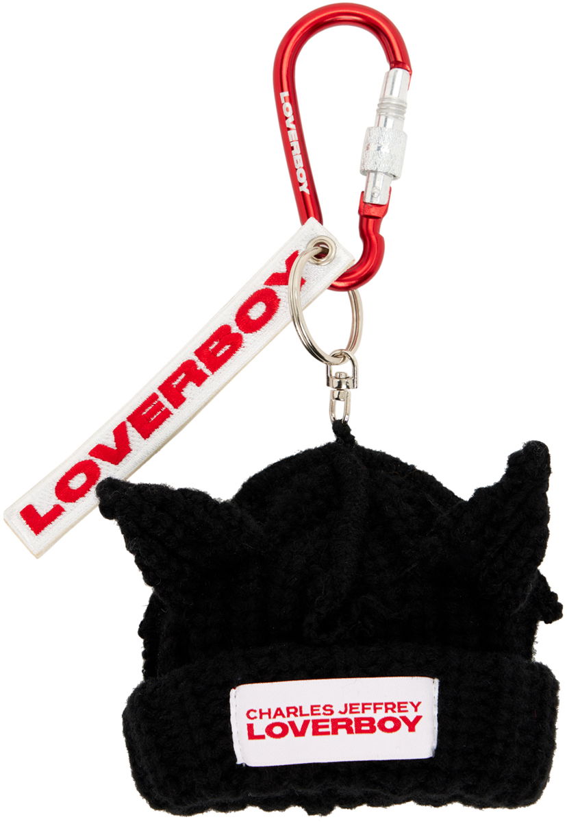Avaimenperät Charles Jeffrey Loverboy Charles Jeffrey  Ears Beanie Keychain Musta | 044141001