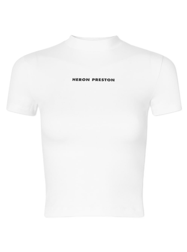 T-paita HERON PRESTON Logo Baby Tee Valkoinen | HWAA022C99JER0010110