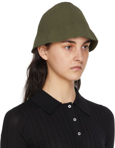 Hattu Dion Lee Crocheted Bucket Hat Vihreä | C8016S22, 1