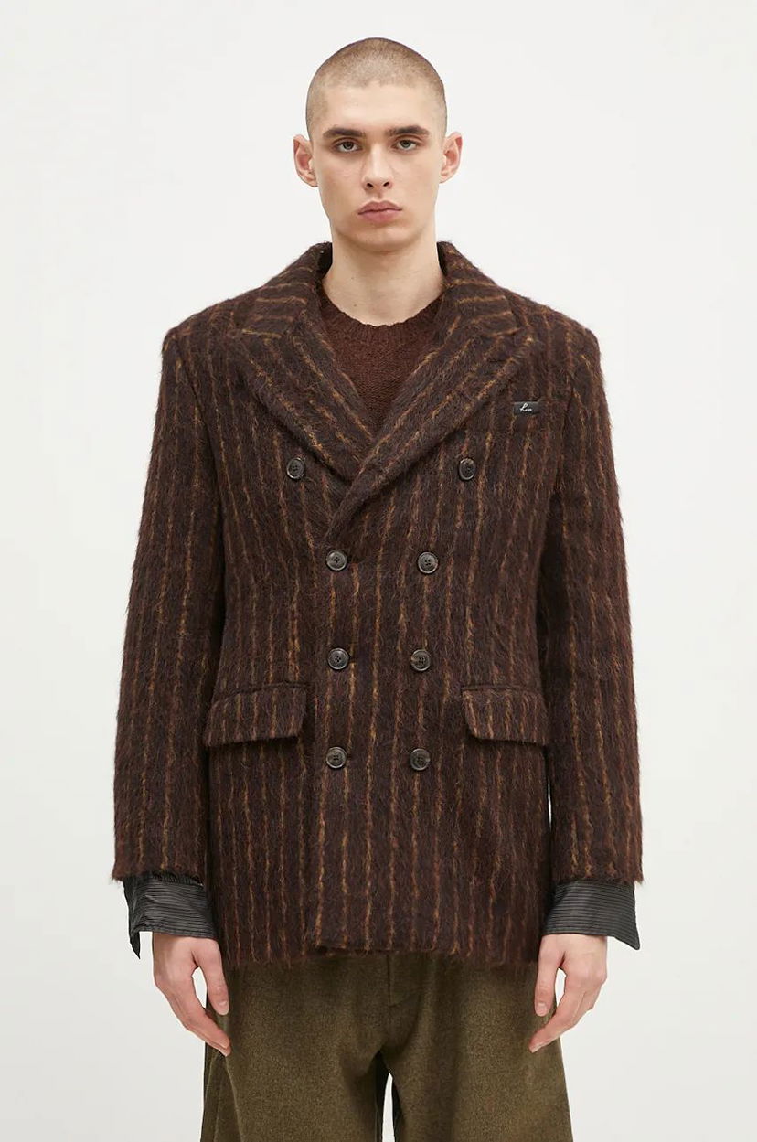 Takit Martine Rose Double Breasted Short Coat Ruskea | 328WT02702