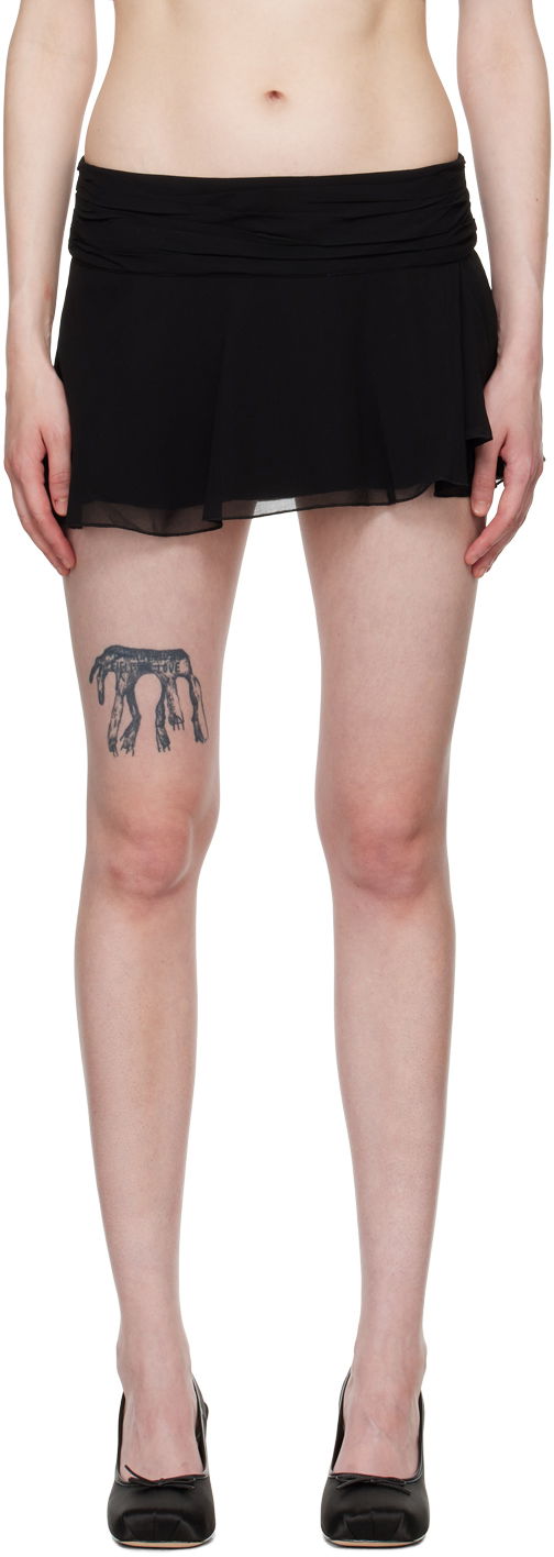 Hame GUIZIO Guizio Slit Mini Skirt Musta | H23313W034
