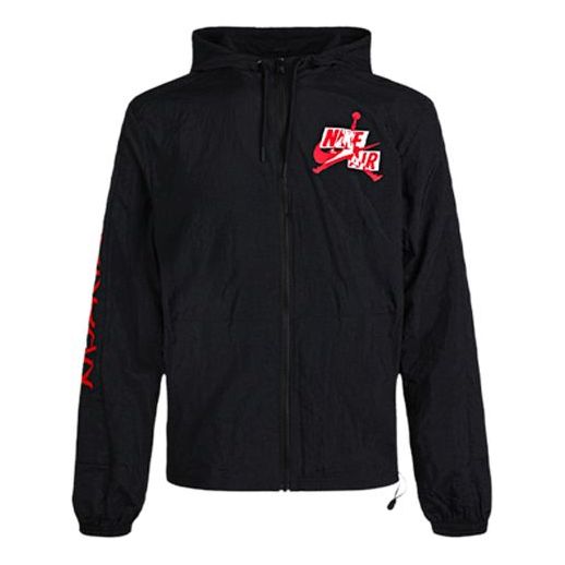 Tuulitakki Jordan Jordan Jumpman Hooded Windbreaker Jacket Musta | CN3824-010