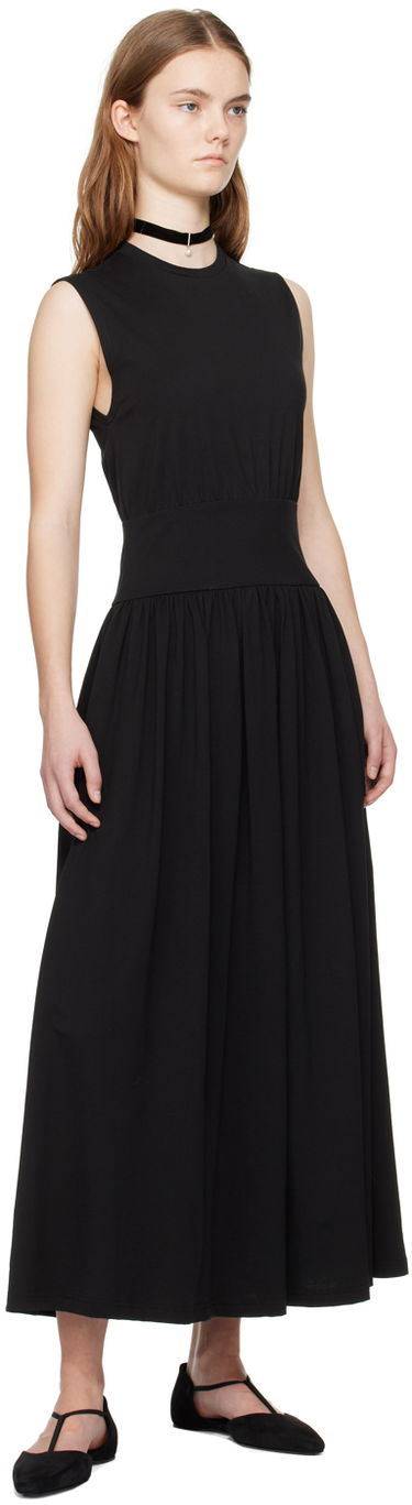 Mekko TOTEME Sleeveless Midi Dress Musta | 242-WRD1783-FB0093, 3