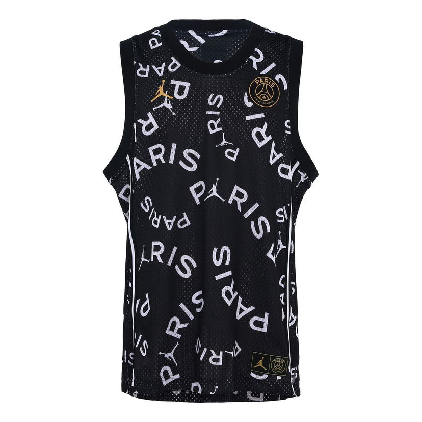 Jersey Jordan Jordan Paris Saint-Germain Printed Basketball Vest Musta | CK9669-010