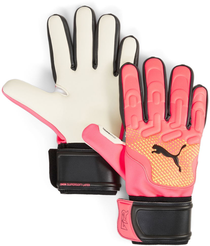 Käsineet Puma Goalkeeper Gloves FUTURE Match NC with 3MM Supersoft Latex and Thumbwrap Valkoinen | 041926-02