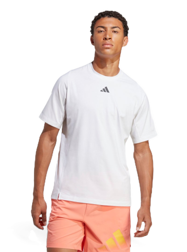 T-paita adidas Performance Train Icons 3 Bar Training Valkoinen | IC5491