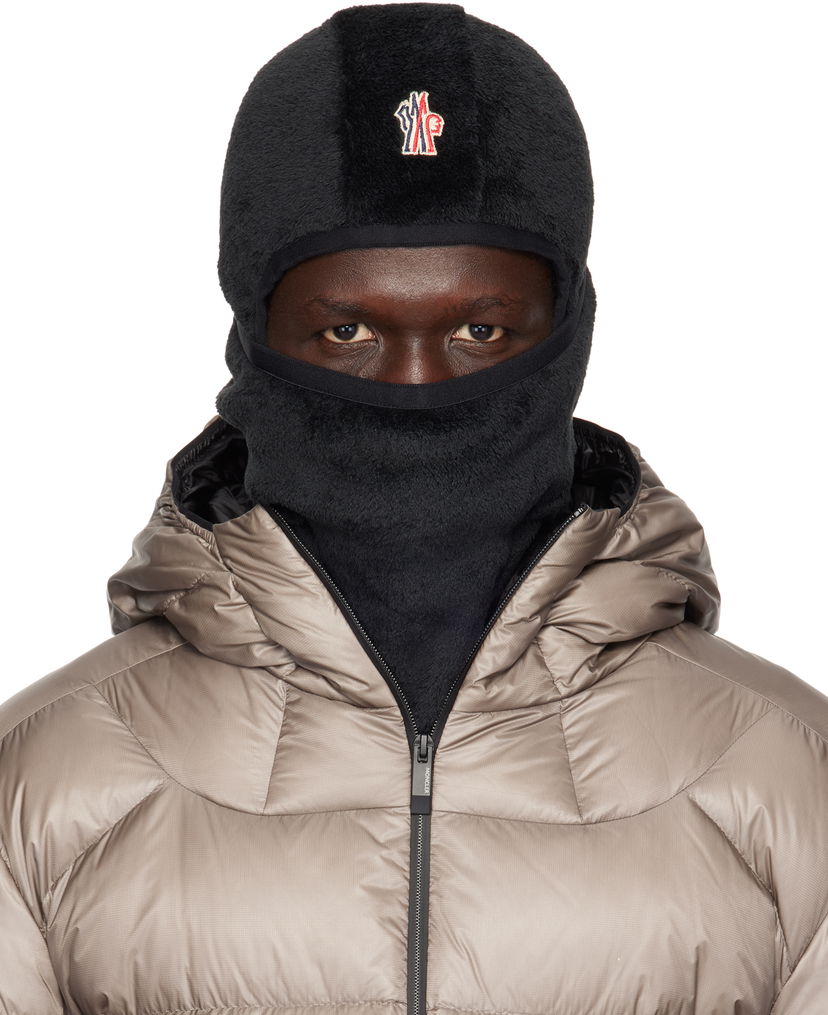 Pipo Moncler Velvet Fleece Balaclava Musta | J20973G00005809EG
